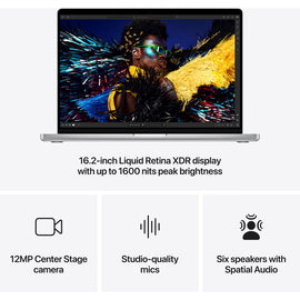 APPLE MacBook Pro 16 mx313ro/a, Apple M4 Max, 16.2" Liquid Retina XDR, 48GB, SSD 1TB, 40-core GPU, macOS Sequoia